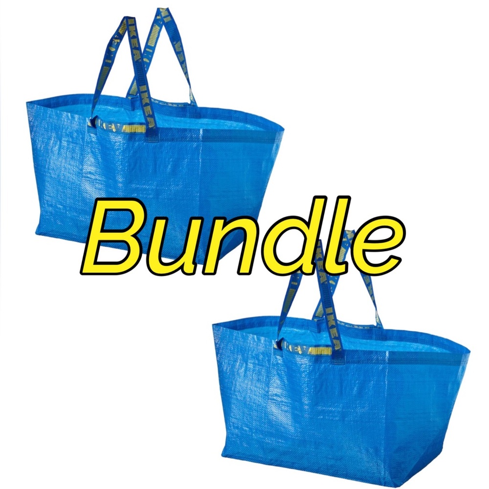 IKEA Blue Large Shopping Bags